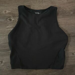 Black YPB crop tank from Abercrombie